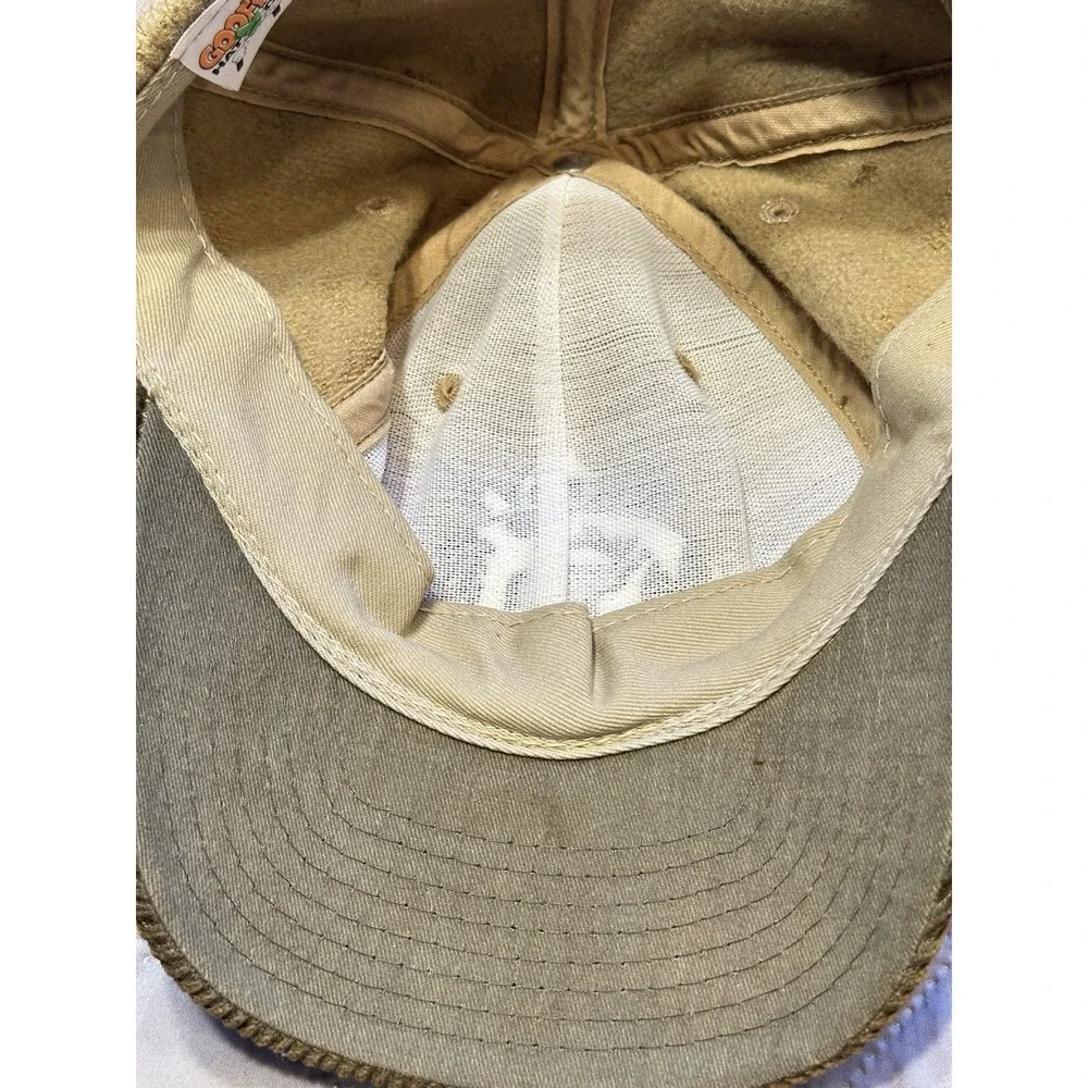 Vintage Disney Goofy & Co Hat Mickey Outdoor Adventure Corduroy‎ Brim Dad Cap